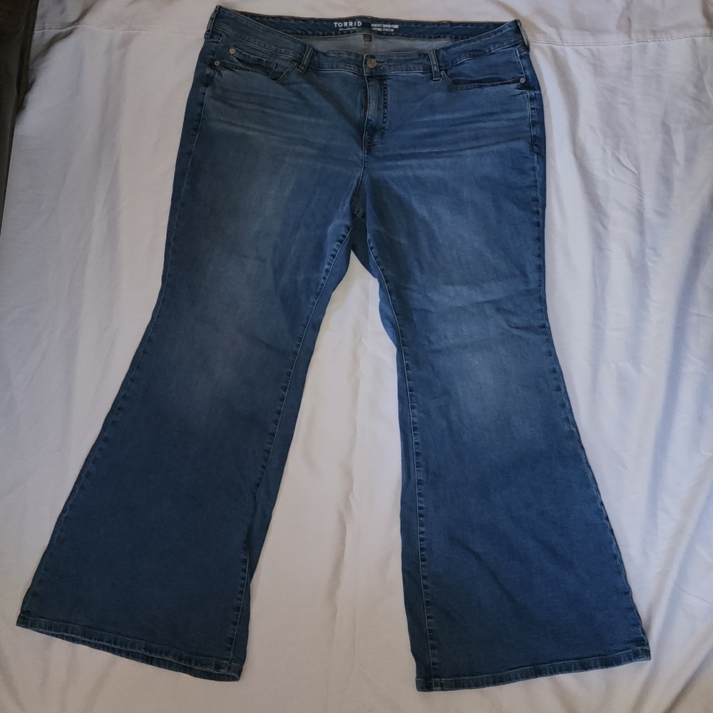 Torrid Blue Flare Jeans